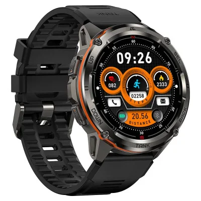 Тактические Умные Часы с Компасом Kospet TANK T3 ULTRA Black + GPS, Спортивные Режимы, Водозащита, Звонки