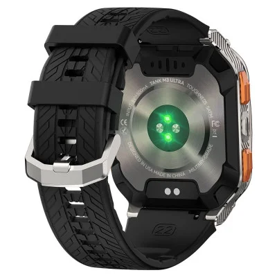 Спортивные Умные Часы Kospet TANK M3 ULTRA Silver + GPS, Спортивные Режимы, Водозащита