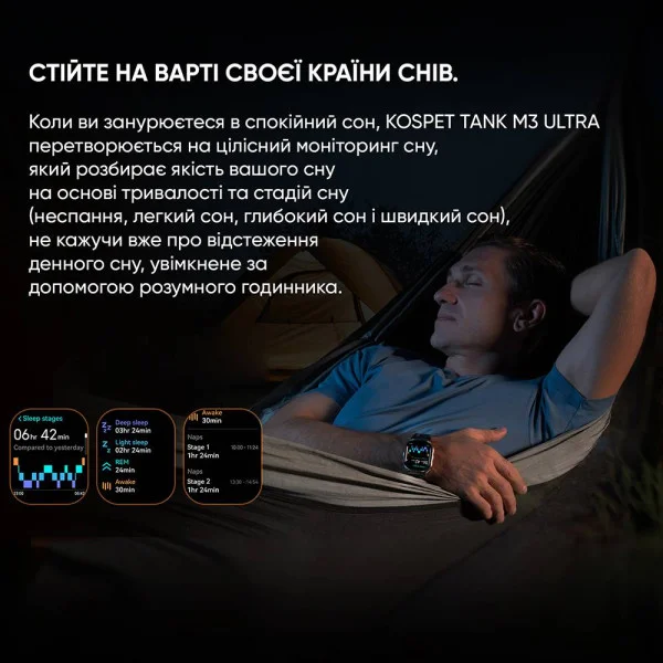 Спортивные Умные Часы Kospet TANK M3 ULTRA Silver + GPS, Спортивные Режимы, Водозащита фото 9