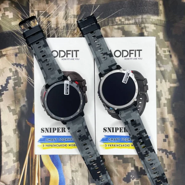 Смарт часы Modfit Sniper Pro All Black 41 мм. фото 12