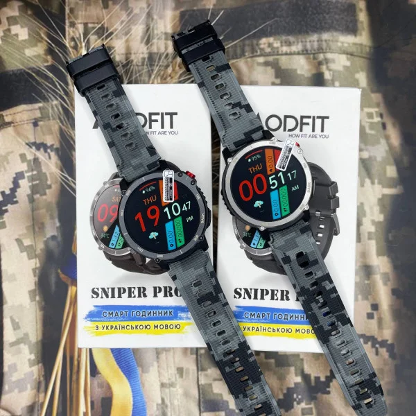 Смарт часы Modfit Sniper Pro All Black 41 мм. фото 14