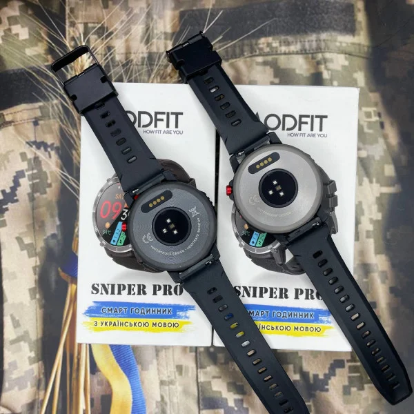 Смарт часы Modfit Sniper Pro All Black 41 мм. фото 17