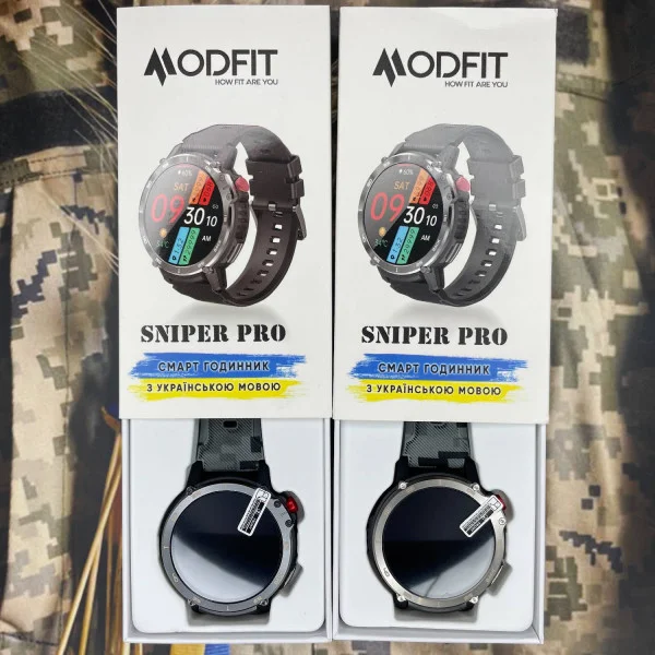 Смарт часы Modfit Sniper Pro All Black 41 мм. фото 18