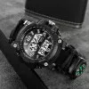 Чоловічий годинник Skmei 1283NBK Black фото 4