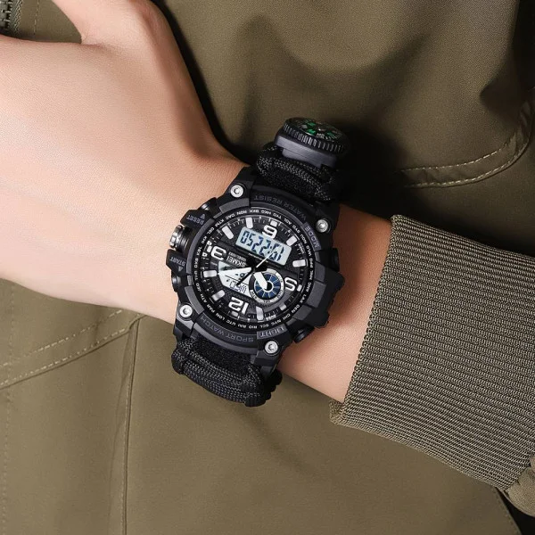 Чоловічий годинник Skmei 1283NBK Black фото 6