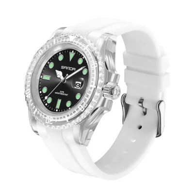 Жіночий годинник Sanda 9007 White-Black