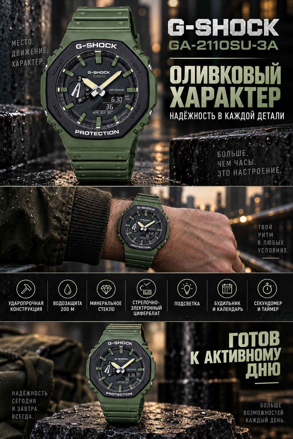 Casio G-SHOCK GA-2110SU-3A