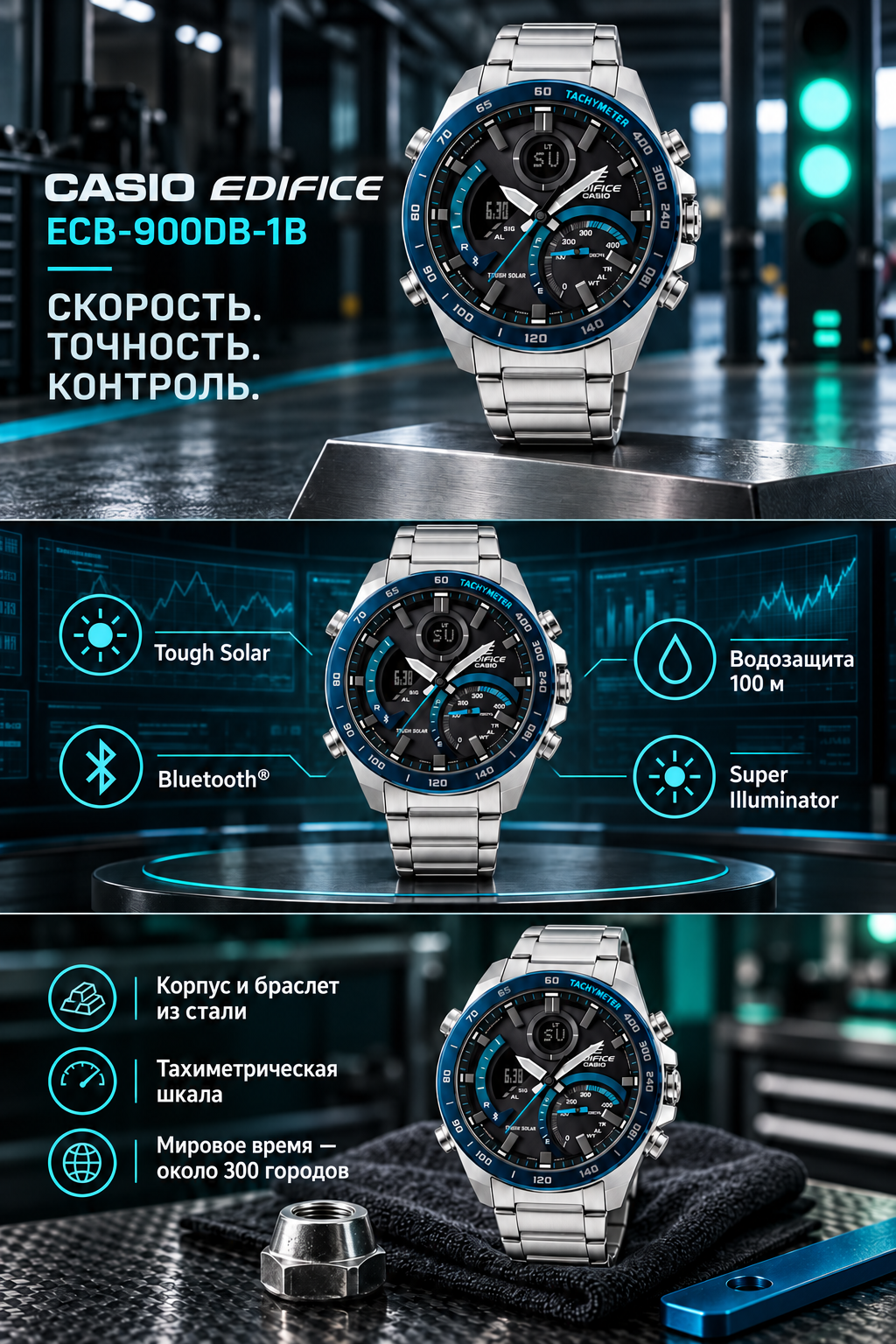 Casio Edifice ECB-900DB-1B