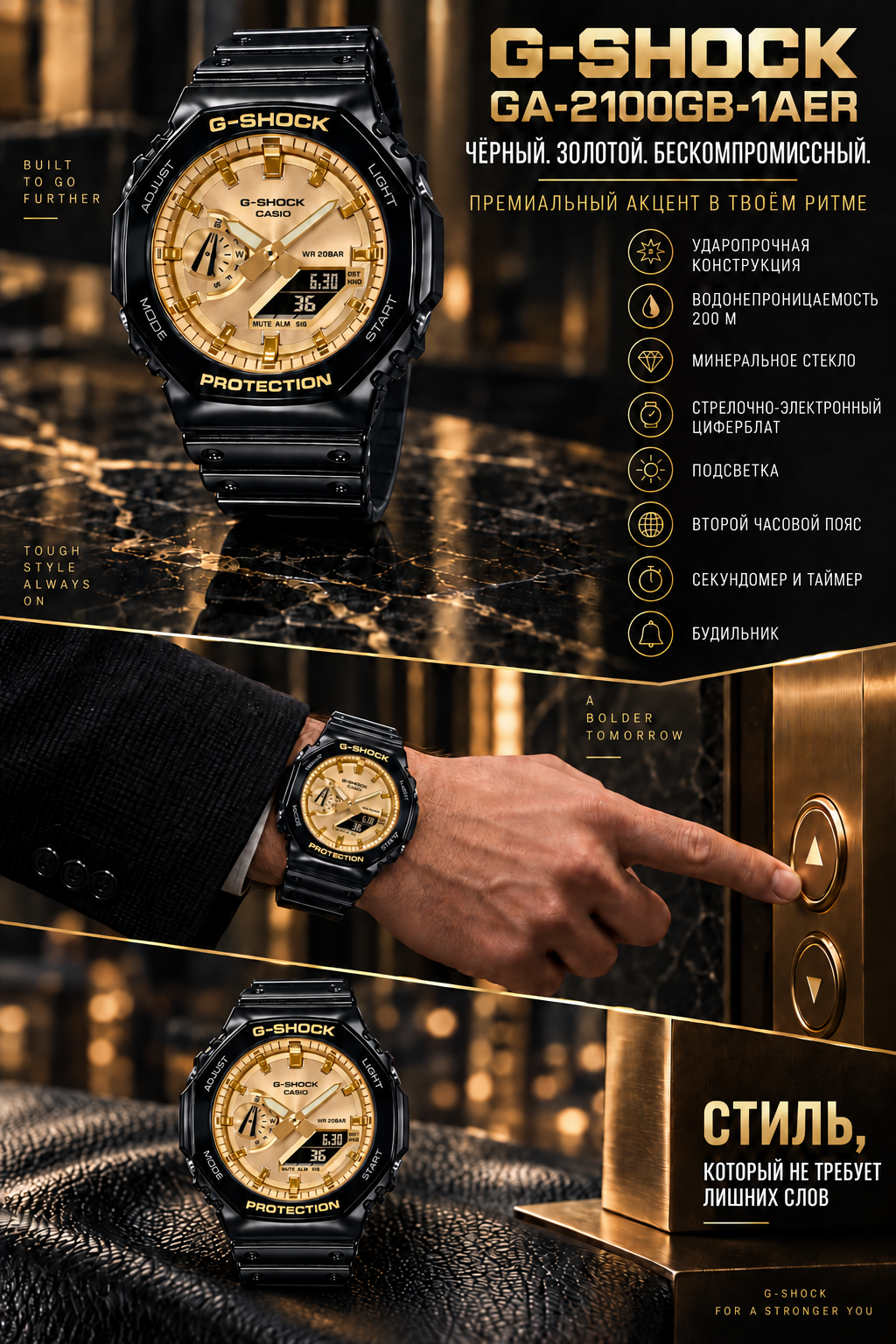 Casio G-SHOCK GA-2100GB-1AER