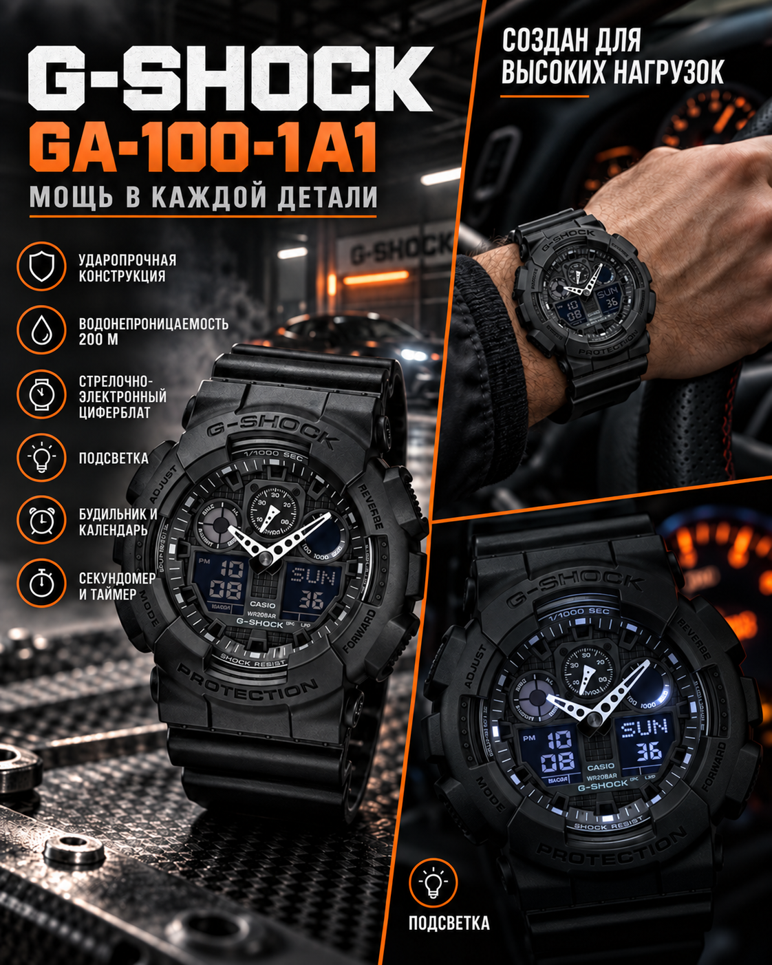 Casio G-SHOCK GA-100-1A1
