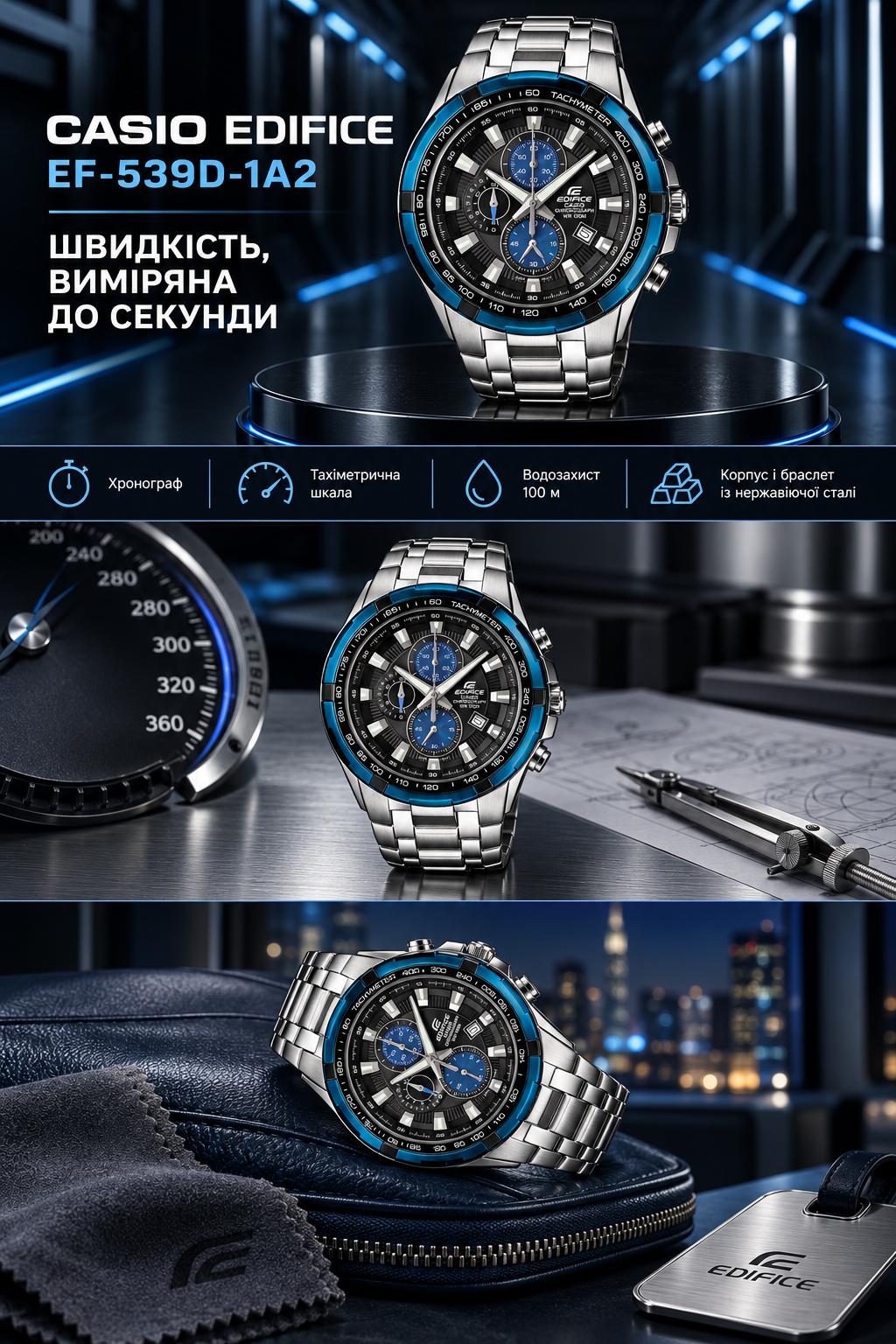 Casio Edifice EF-539D-1A2