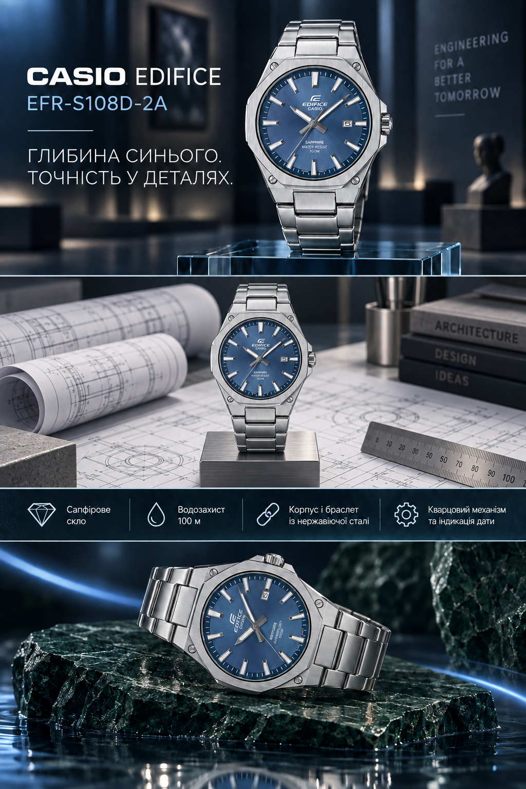 Casio Edifice EFR-S108D-2A