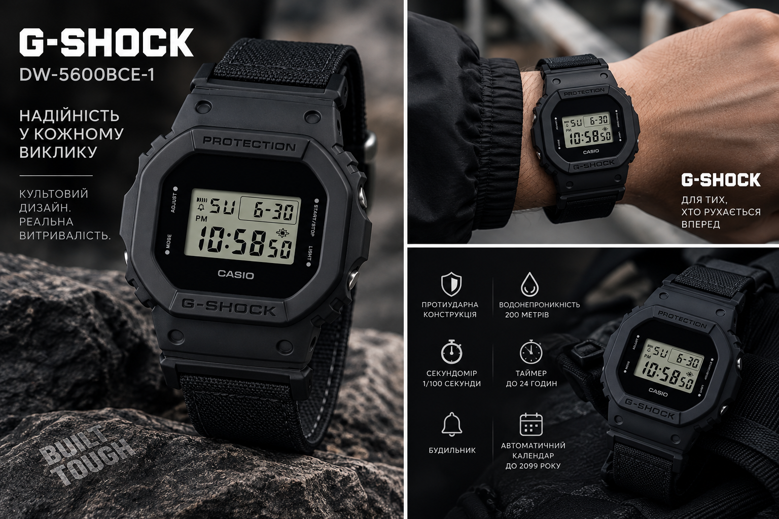 Casio G-SHOCK DW-5600BCE-1