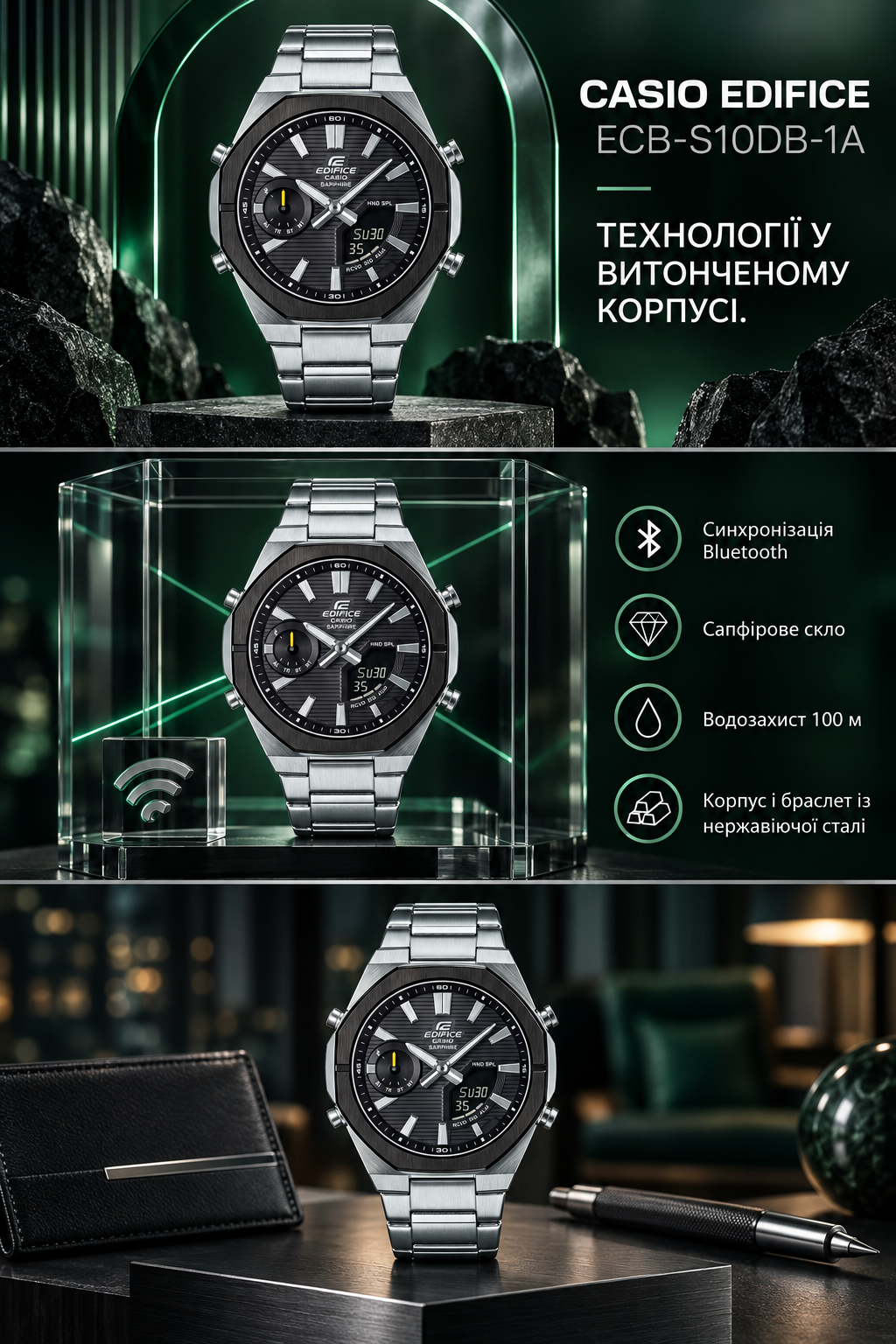 Casio Edifice ECB-S10DB-1A
