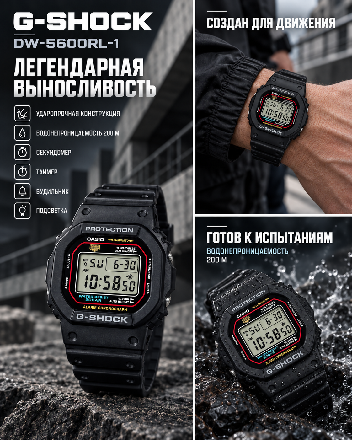 Casio G-SHOCK DW-5600RL-1