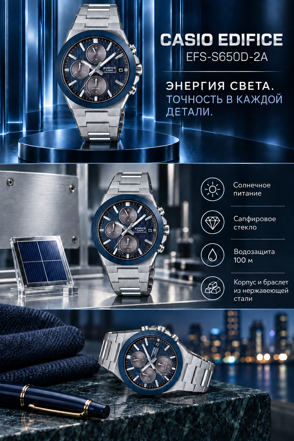 Casio Edifice EFS-S650D-2A