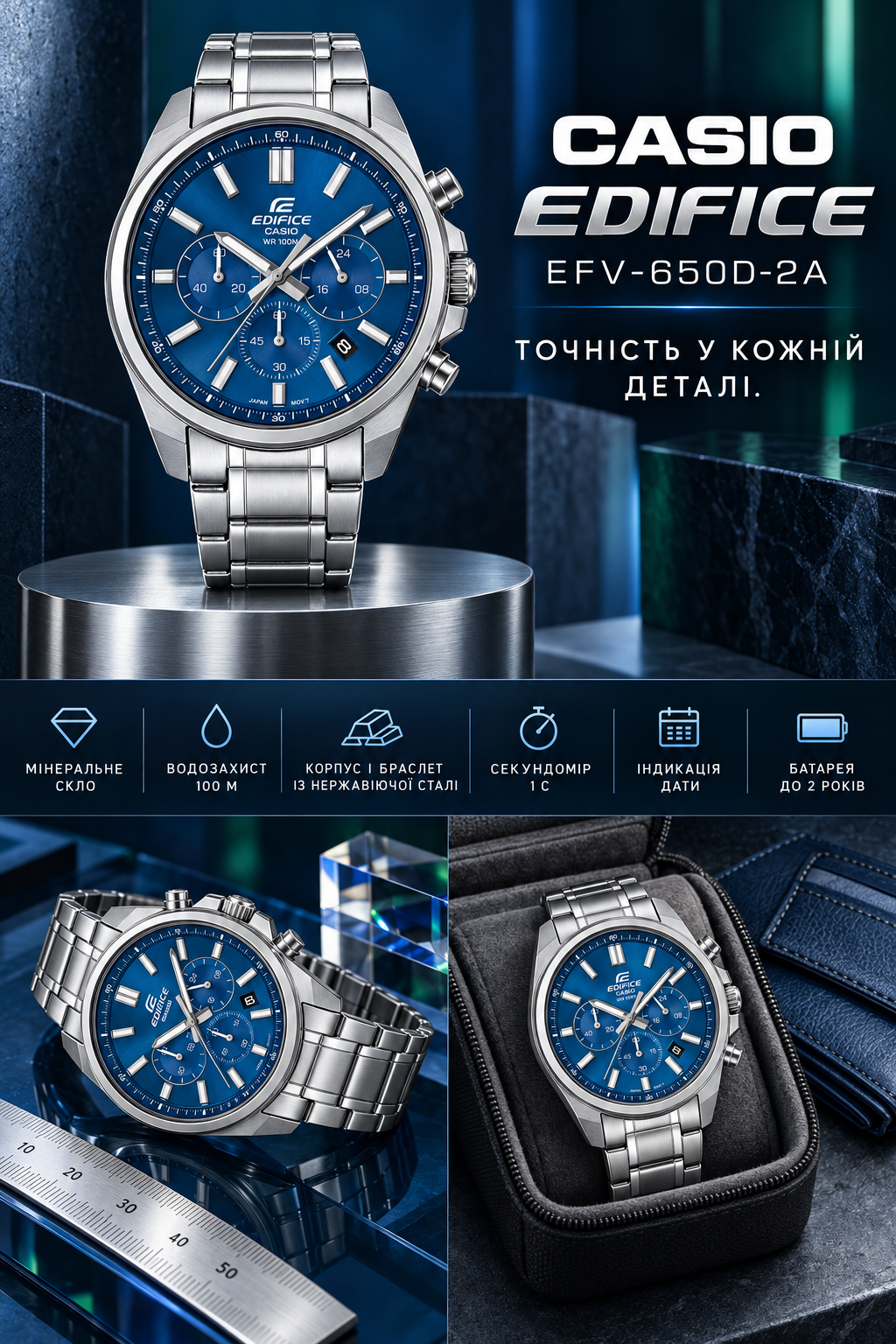 Casio Edifice EFV-650D-2A