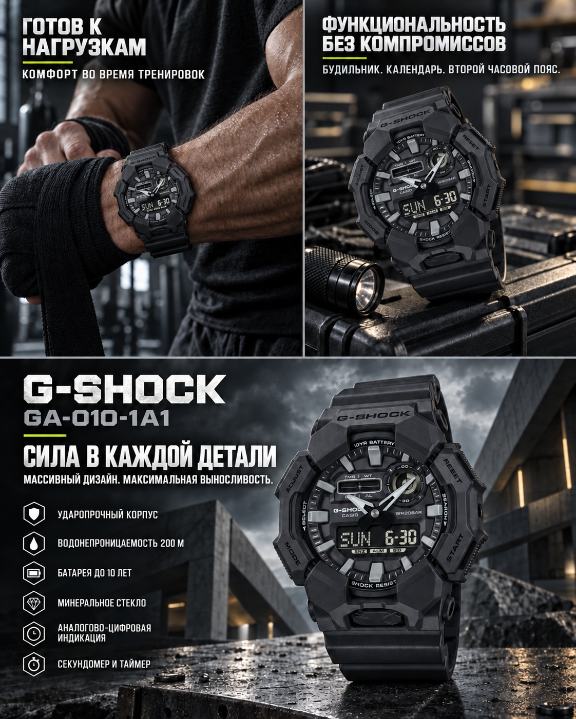 Casio G-SHOCK GA-010-1A1