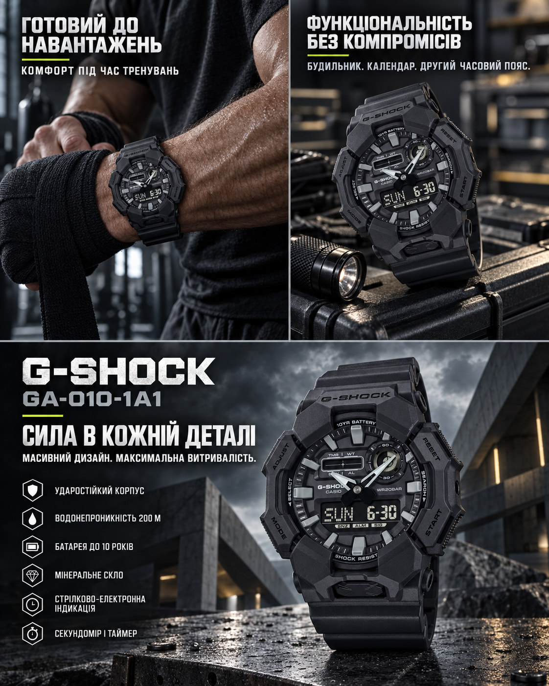 Casio G-SHOCK GA-010-1A1
