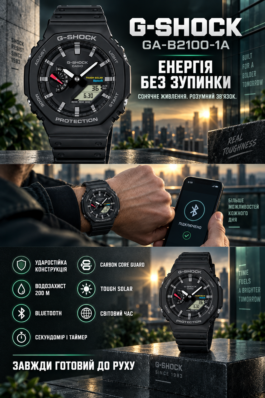 Casio G-SHOCK GA-B2100-1A