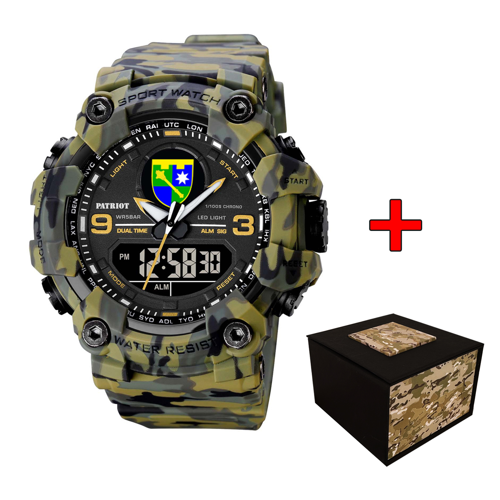 ⌚Купить Часы наручные Patriot 001 Региональное управление Зеленый